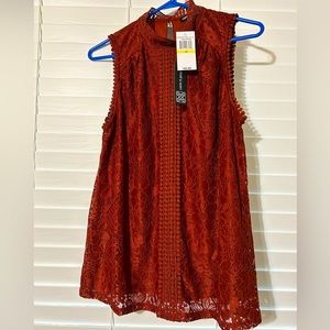 Cable&Gauge top. Burgundy, medium, never worn, new with tags.